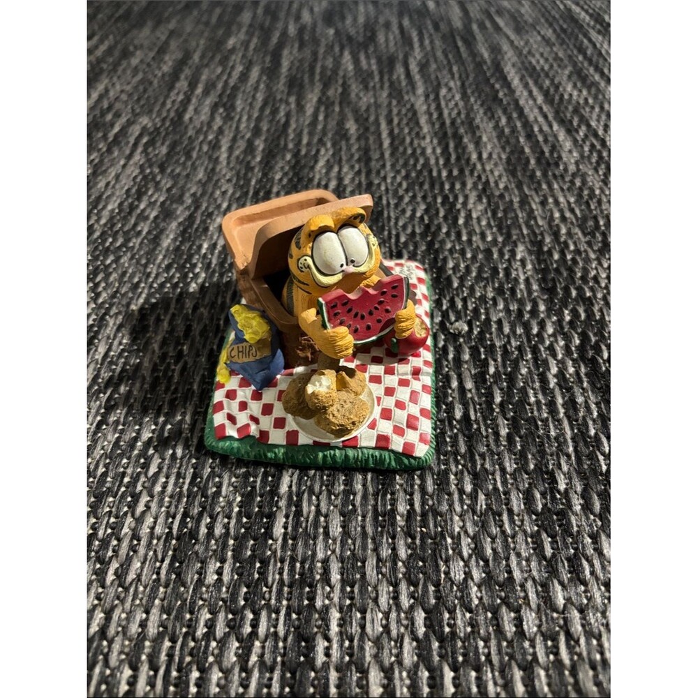 Vintage Garfield The Gourmet Jim Davis Danbury Mint Resin Figurine Collectible